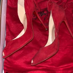 Red Suede Christian Louboutin